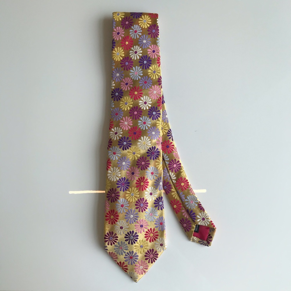 Duchamp colorful silk tie